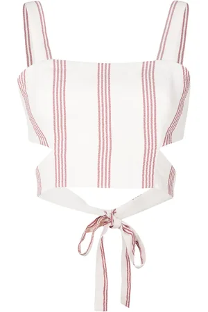Lethicia Bronstein Ariane striped crop top