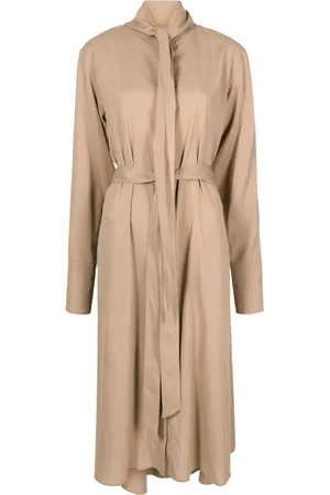 Peter Do Belted-waist button-down dress