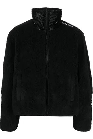 032c Panelled funnel neck jacket