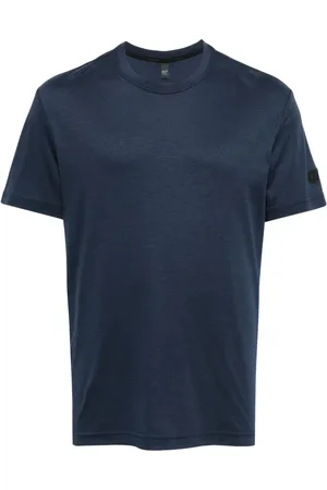 ALPHA Logo-appliqué crew-neck T-shirt