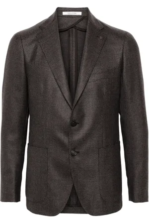 TAGLIATORE Brooch-detail blazer