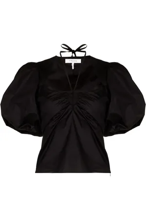 Frame Puff-sleeve blouse