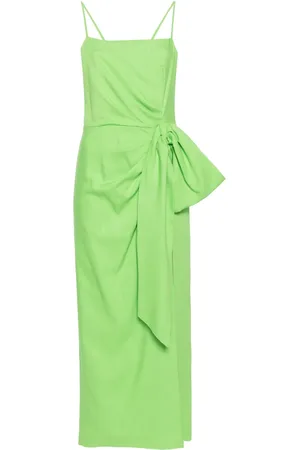 Msgm Gathered-detail maxi dress