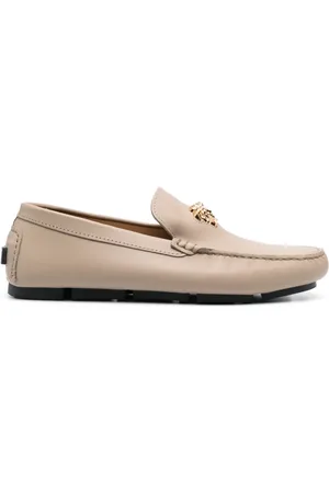 VERSACE La Medusa leather loafers