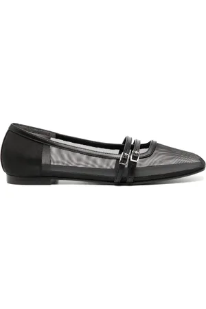 Gia Borghini Felice mesh ballerina shoes