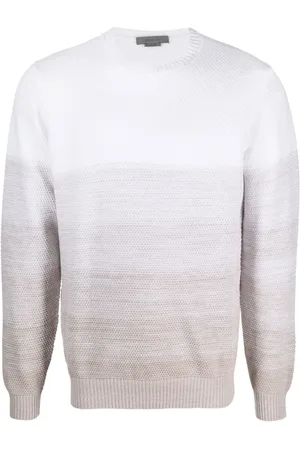 corneliani Gradient-effect knitted jumper