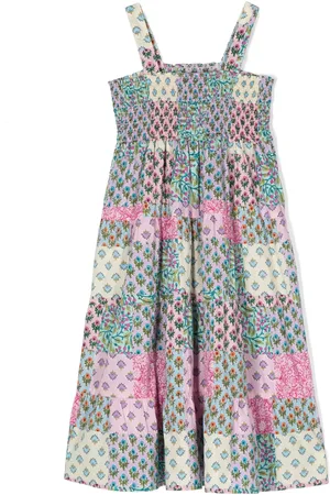 MC2 SAINT BARTH Floral-print cotton dress