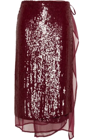 P.A.R.O.S.H. Glare sequinned skirt