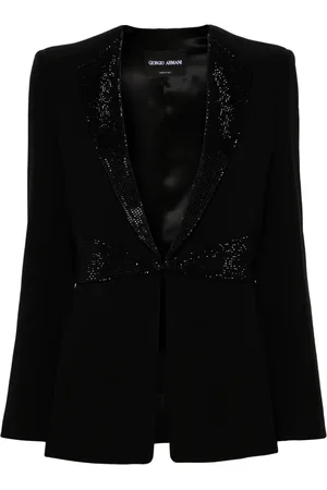 Giorgio Armani Rhinestone-embellished blazer