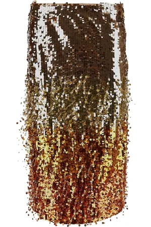 Des Phemmes Sequin-embellished midi skirt