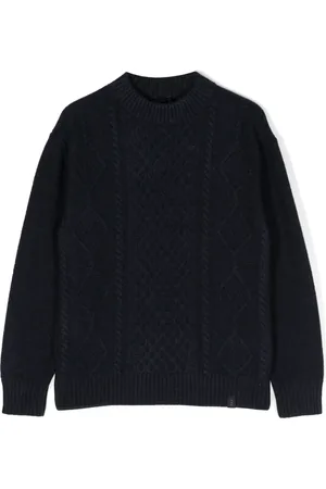 FAY Cable-knit wool jumper