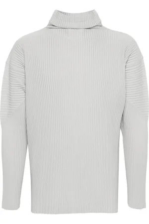 Issey Miyake Fully-pleated long-sleeve sweatshirt