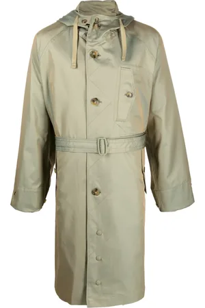 Baracuta Metallic-finish trench coat