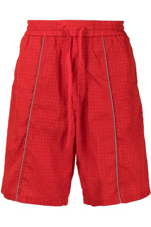 Iceberg Check-print track shorts