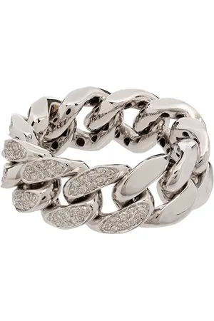 Shay 18kt white gold pavé diamond ring