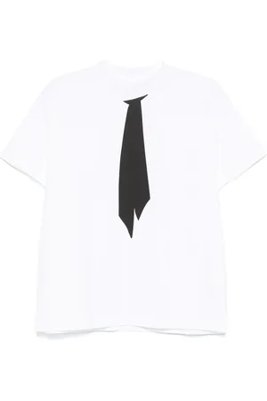 Random Identities Tie-print T-shirt