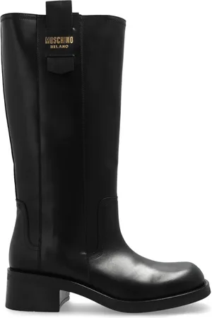 Moschino Appliqué-logo boots