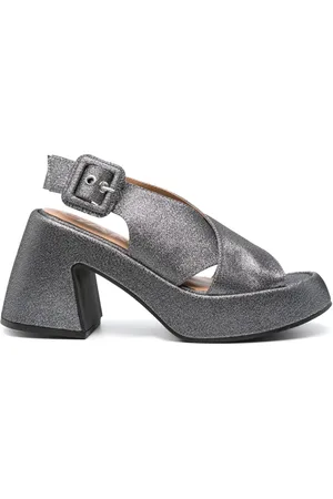 Ganni 95mm glitter sandals