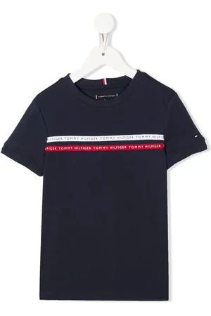 Tommy Hilfiger Logo-stripe short-sleeve T-shirt