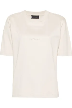 Styland Logo-print organic cotton T-shirt