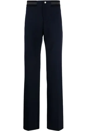 OFF-WHITE Stripe-detail straight-leg trousers
