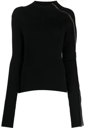 MONSE Zip-detailed rollneck jumper