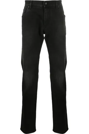Dolce & Gabbana Logo-appliqué slim-cut jeans
