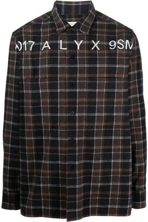 1017 ALYX 9SM Cotton tartan long-sleeve shirt