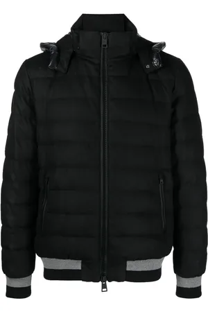 HERNO Quilted-finish padded jacket