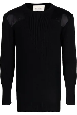 1017 ALYX 9SM Contrasting-patches ribbed-knit jumper
