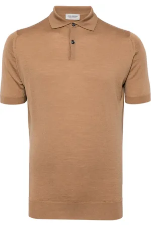 JOHN SMEDLEY Wool polo shirt