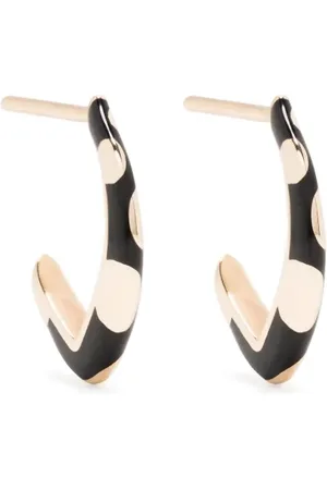 Alice Cicolini 14kt yellow Memphis Candy Dot hoop earrings