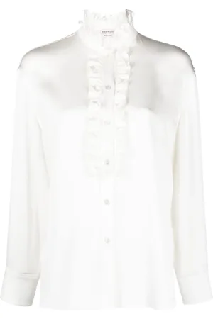 Alexander McQueen Ruffle-detail long-sleeve shirt