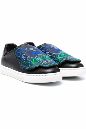 Kenzo Tiger logo slip-on sneakers