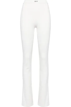 OFF-WHITE Sleek Split flared leggings