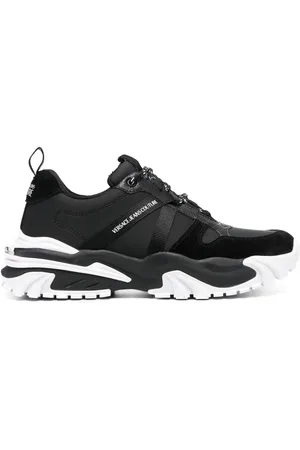 VERSACE Logo-print low-top sneakers