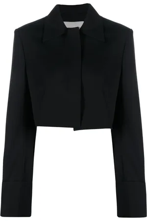 Low Classic Cropped concealed-front jacket