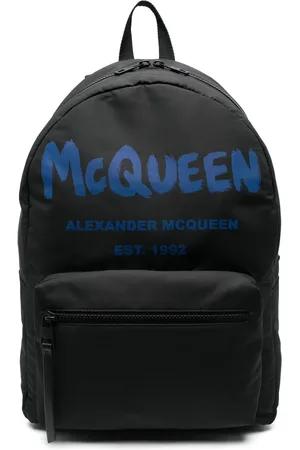 Alexander McQueen Logo-print two-tone backpack