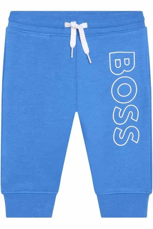 HUGO BOSS Embossed-logo trousers
