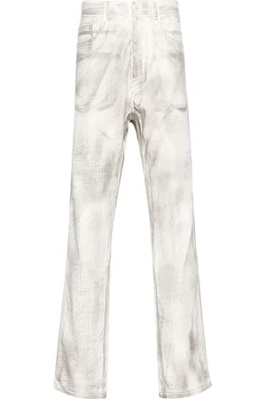 Kanghyuk Abstract-print straight-leg trousers