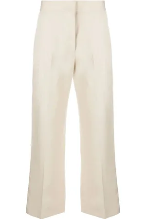 Msgm Cropped straight-leg trousers