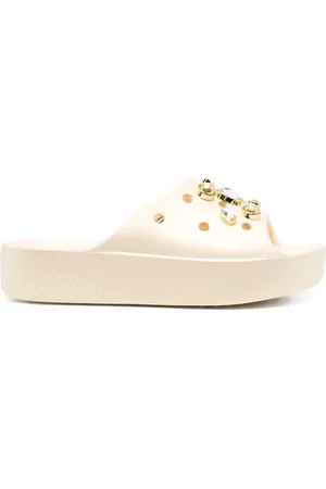 Crocs Gem-embellished platform slides