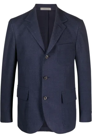 corneliani Single-breasted knitted blazer