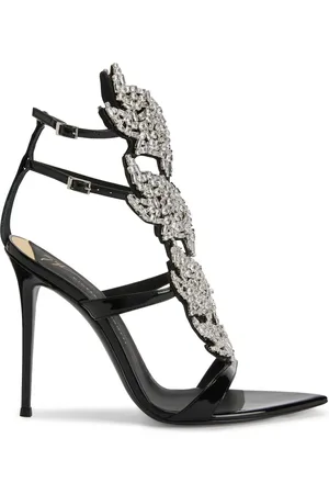 Giuseppe Zanotti Intriigo Flame crystal 105mm sandals