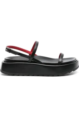 Plan C Chunky-sole leather sandals