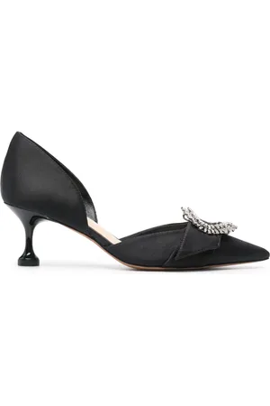 ALEXANDRE BIRMAN Madelina Flare 50mm satin pumps