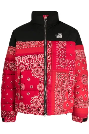 READYMADE Bandana-print padded down jacket