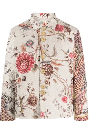 BY WALID Floral-print cotton jacket