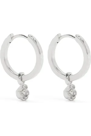 Dower and Hall Wild Rose huggie hoop earrings