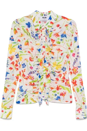 Msgm Floral-print shirt